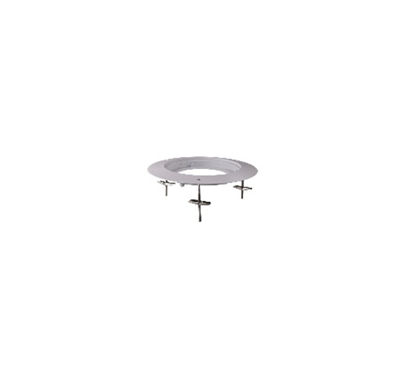 In-ceiling Mount for Dome Camera - Plastic & Steel - Hikvision White