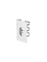 Vertical Pole Mount - Stainless Steel - Hikvision White