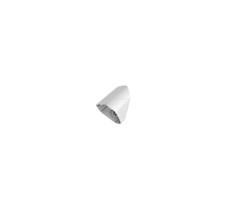 Inclined Ceiling Mount - Aluminum Alloy - Hikvision White
