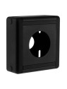 Boîtier applique alu & ABS noir pour bouton appel & signalisation infrarouge IRS38TL