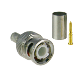 BNC A sertir 25mm par 10pces