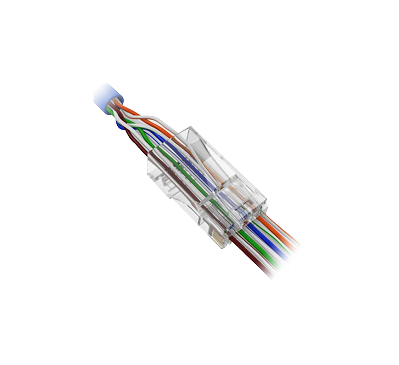 Connecteur RJ45 à sertir cat5 par 50pcs
