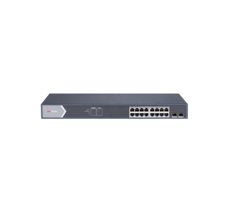 L2 - Unmanaged - 16 Gigabit POE ports,
