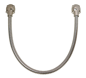 Gaine inox avec embouts