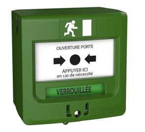 Déclencheur manuel vert