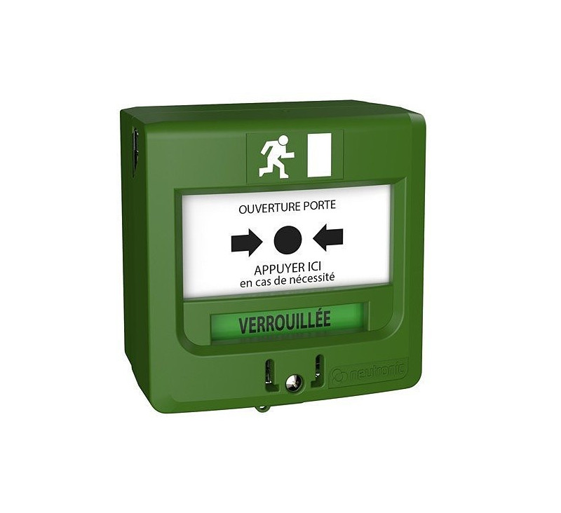 Déclencheur manuel vert