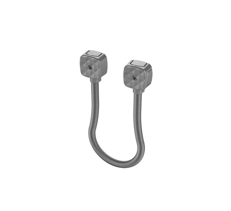 Passage de câble en applique diamètre 10 mm + ressort INOX 40 cm