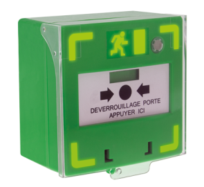 Déclencheur manuel vert