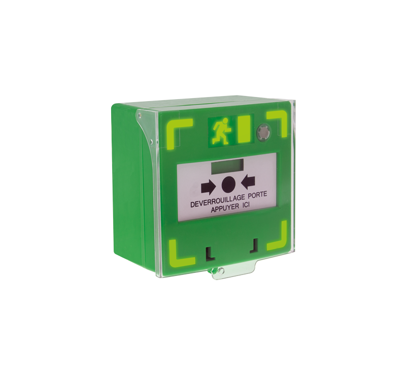 Déclencheur manuel vert