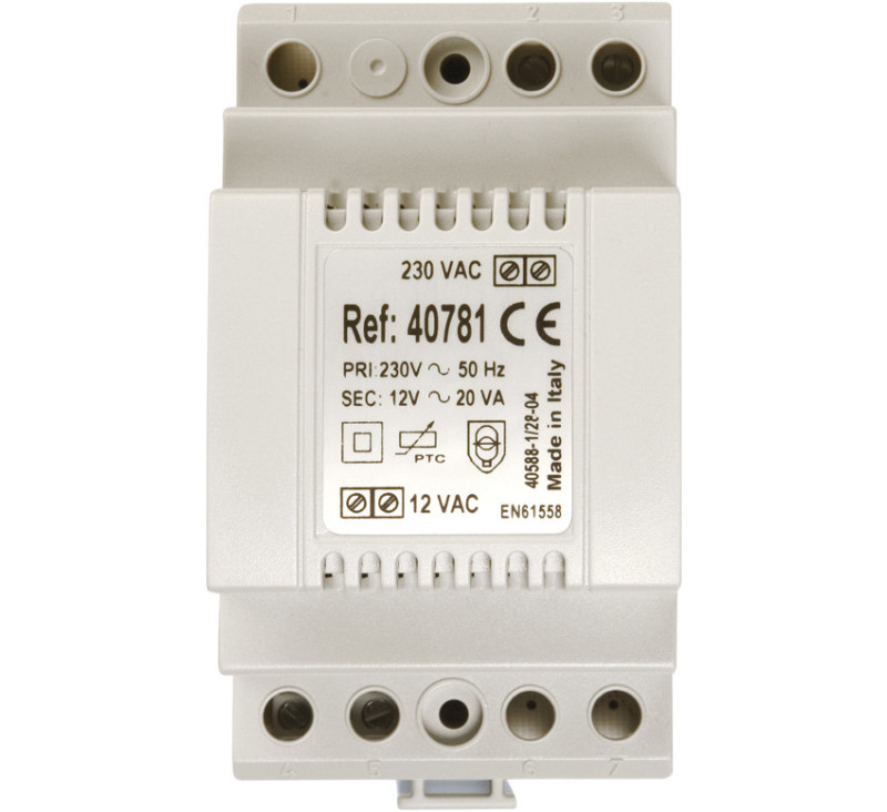 Transformateur 220 V / 12 V / 1,5 A