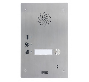 Plaque téléphonique inox