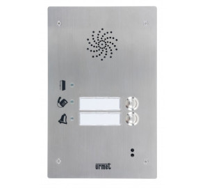 Plaque téléphonique inox