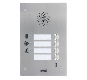 Plaque téléphonique inox