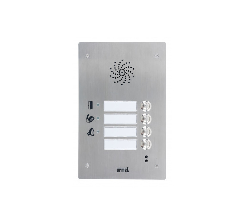 Plaque téléphonique inox