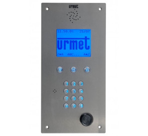 Plaque téléphonique inox à...