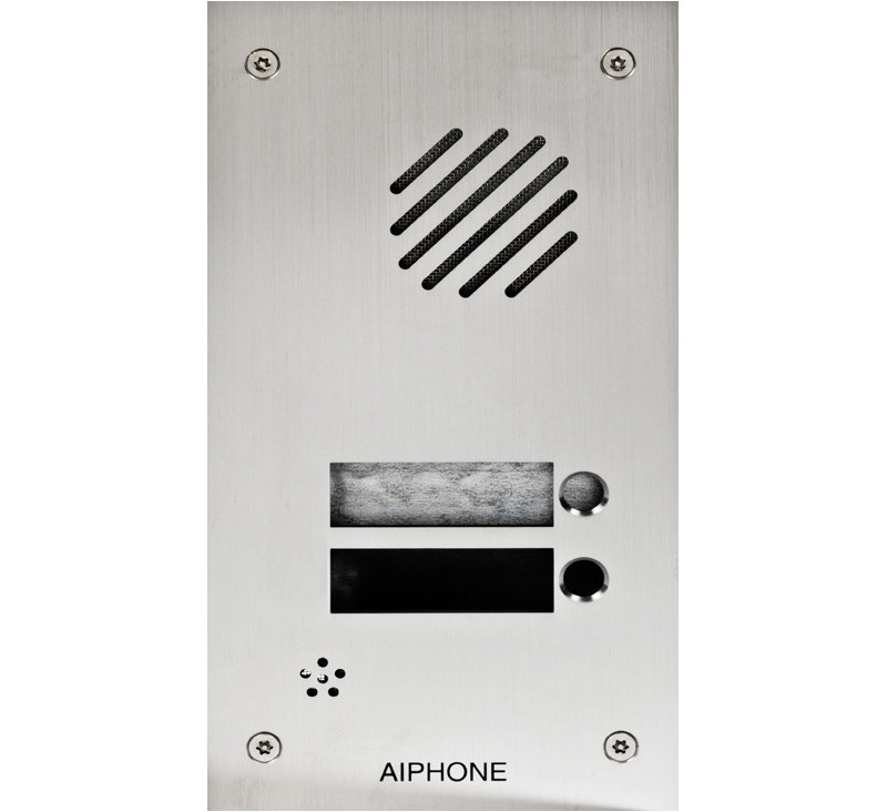 Façade inox 2 boutons d'appel