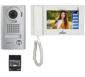 Kit vidéo avec platine Zamak