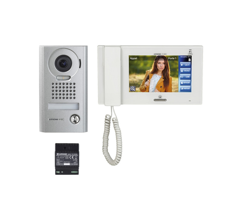 Kit vidéo avec platine Zamak